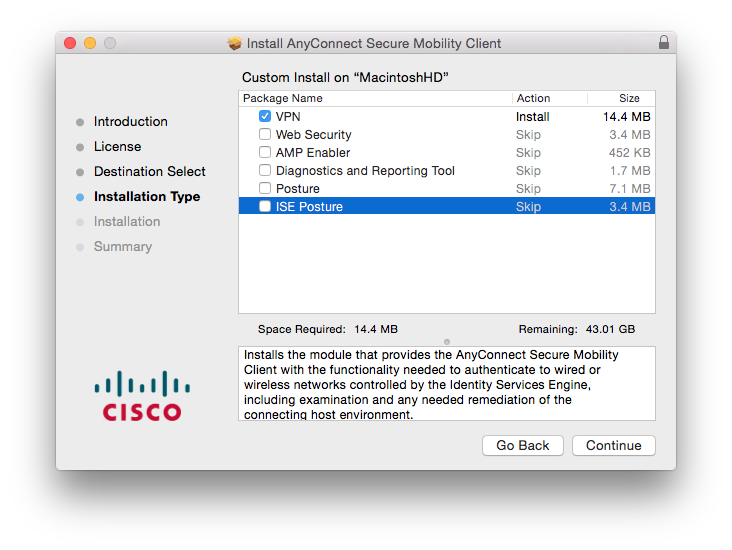 Cisco anyconnect not connecting to vpn
